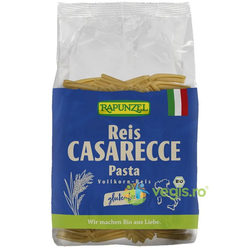 Paste Casarecce din Orez Integral fara Gluten Ecologic/Bio 250g Rapunzel — preț și oferte