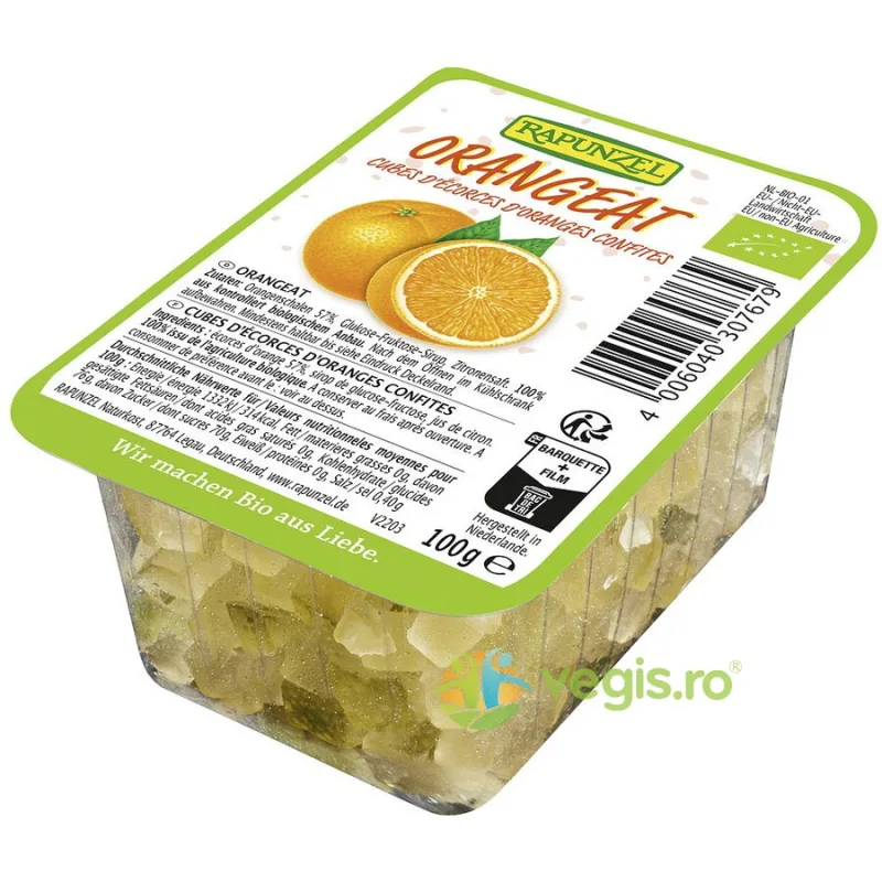 Coaja de Portocala Confiata Ecologica/Bio 100g Rapunzel — preț și oferte