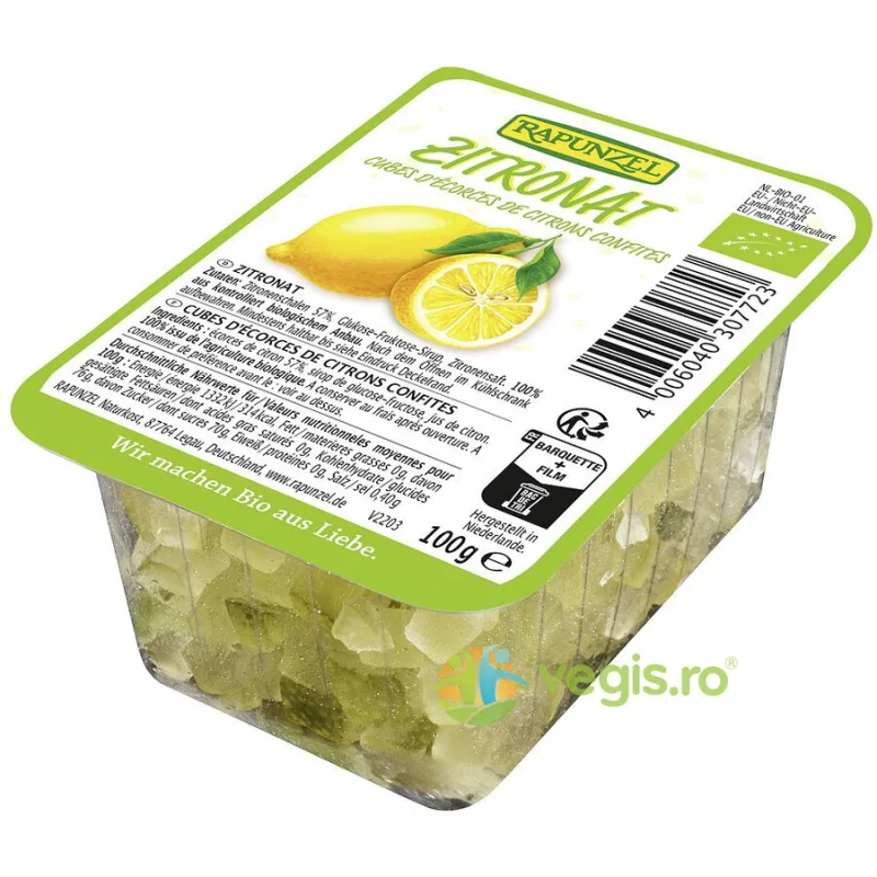 Coaja de Lamaie Confiata Ecologica/Bio 100g Rapunzel — preț și oferte