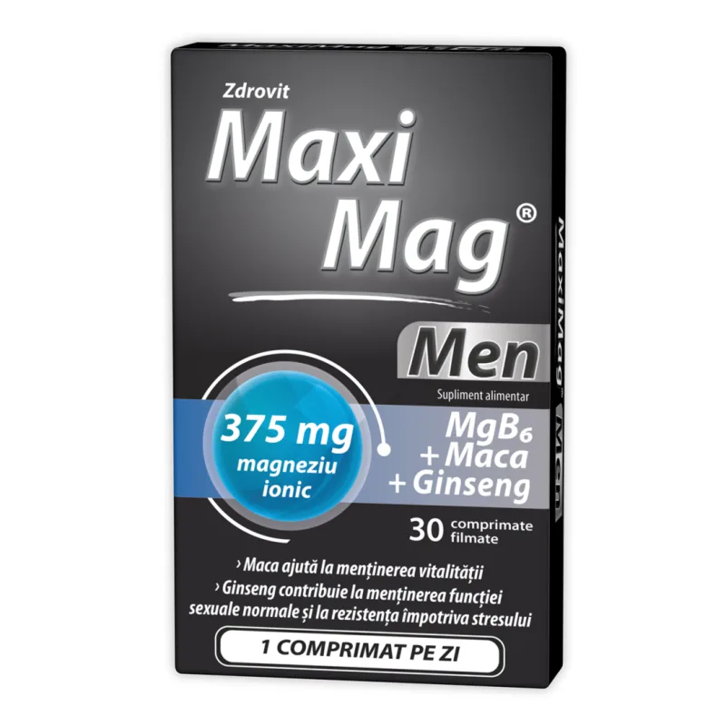 Maximag Men, 30 comprimate filmate, Zdrovit — preț și oferte