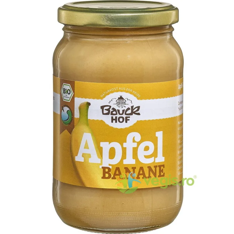 Piure de Mere cu Banane Ecologic/Bio 360g BAUCKHOF — preț și oferte
