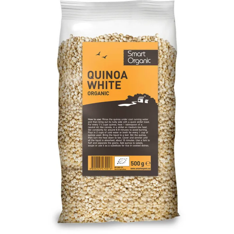 Quinoa Alba Ecologica/Bio 500g SMART ORGANIC — preț și oferte