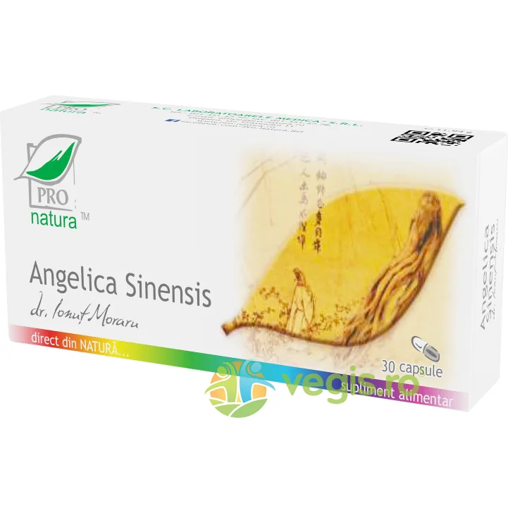 Angelica Sinensis 30cps Medica - Pro Natura — preț și oferte