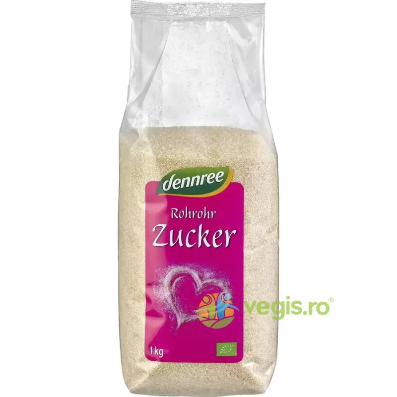 Zahar Brut din Trestie Ecologic/Bio 1kg Dennree — preț și oferte