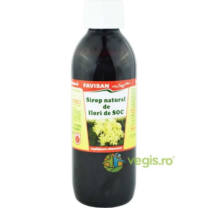 Sirop de Flori de Soc 250ml Favisan — preț și oferte
