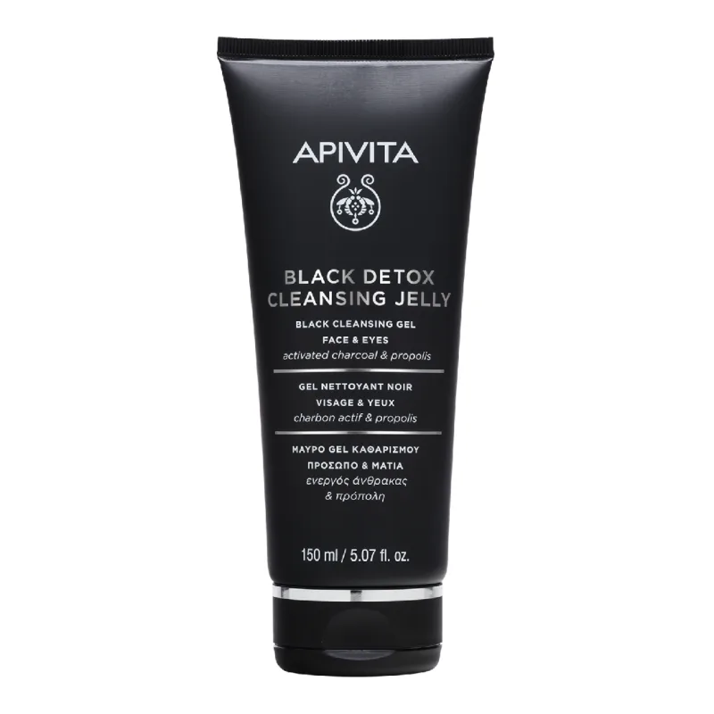 Gel de curatare detox cu carbune si propolis, 150 ml, Apivita — preț și oferte