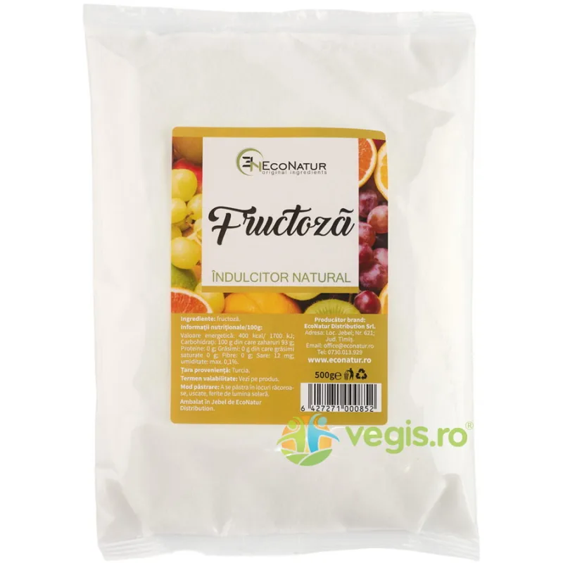 Fructoza 500g ECONATUR — preț și oferte