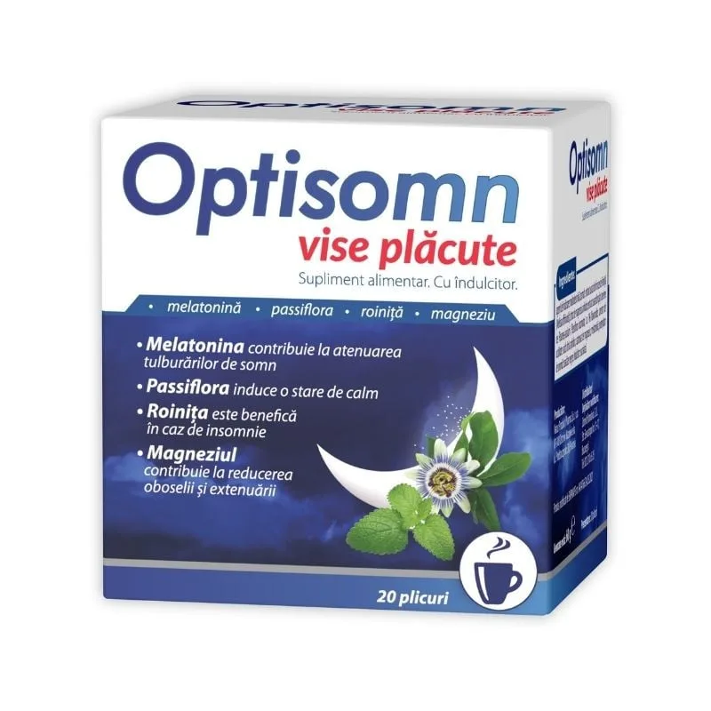 Optisomn vise placute, Zdrovit, 20 plicuri — preț și oferte