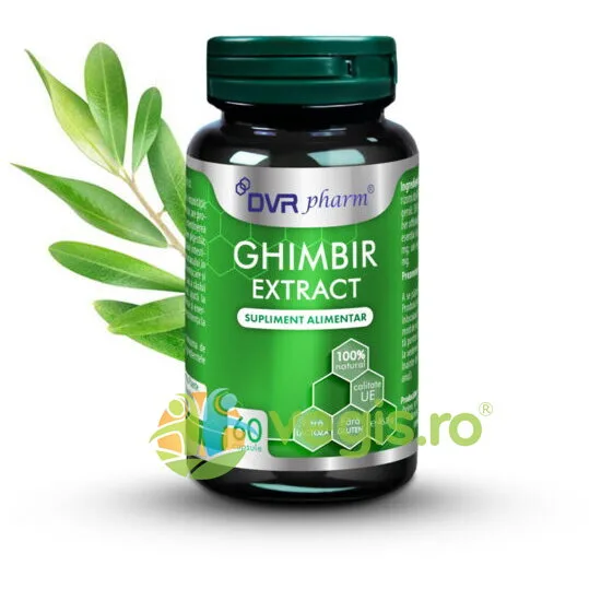 Ghimbir Extract 60cps DVRPharm — preț și oferte