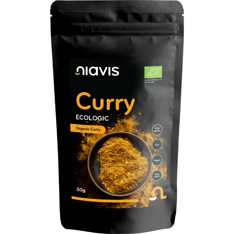 Curry Ecologic/Bio 50g NIAVIS — preț și oferte