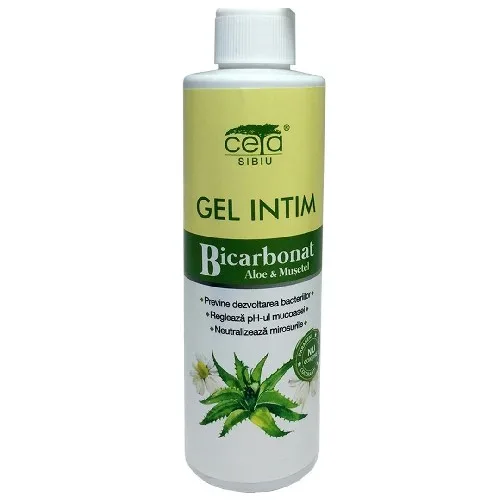 Gel Intim cu Bicarbonat Aloe si Musetel, 200ml, Ceta Ceta Sibiu — preț și oferte