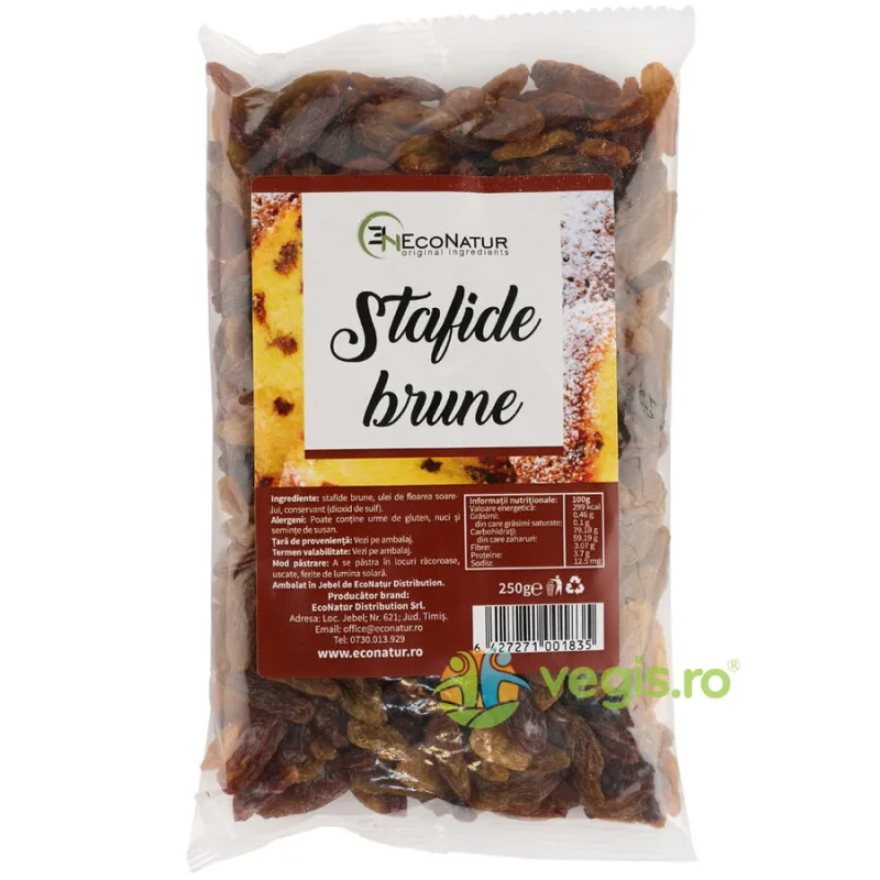 Stafide Brune 250g ECONATUR — preț și oferte