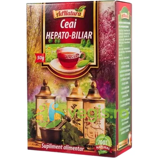 Ceai Hepato Biliar 50g ADNATURA — preț și oferte