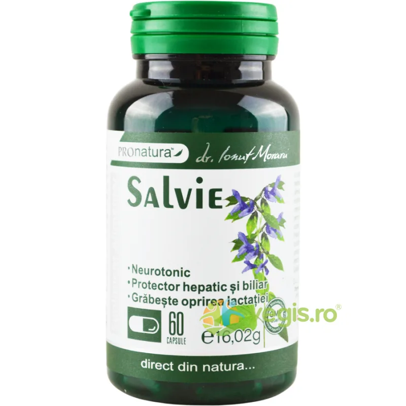 Salvie 60cps Medica - Pro Natura — preț și oferte