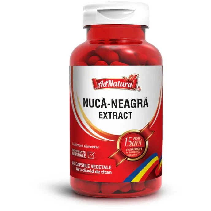 Nuca Neagra 60cps ADNATURA — preț și oferte