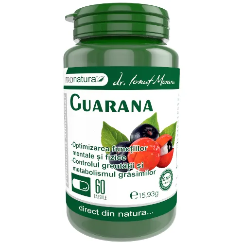 Guarana 60cps Pro Natura — preț și oferte