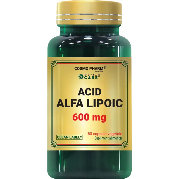 Acid Alfa Lipoic 600mg 60cps COSMO PHARM — preț și oferte