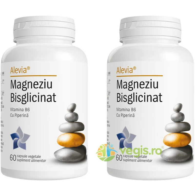 Pachet Magneziu Bisglicinat 60cps+60cps ALEVIA — preț și oferte