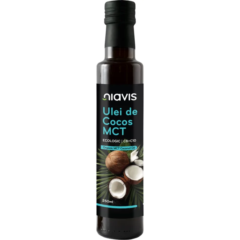 Ulei de Cocos MCT C8+C10 Ecologic/Bio 250ml NIAVIS — preț și oferte