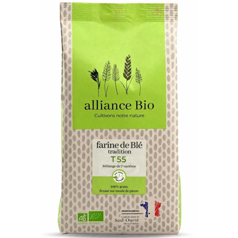 Faina de Grau T55 Ecologica/Bio 1kg ALLIANCE BIO — preț și oferte