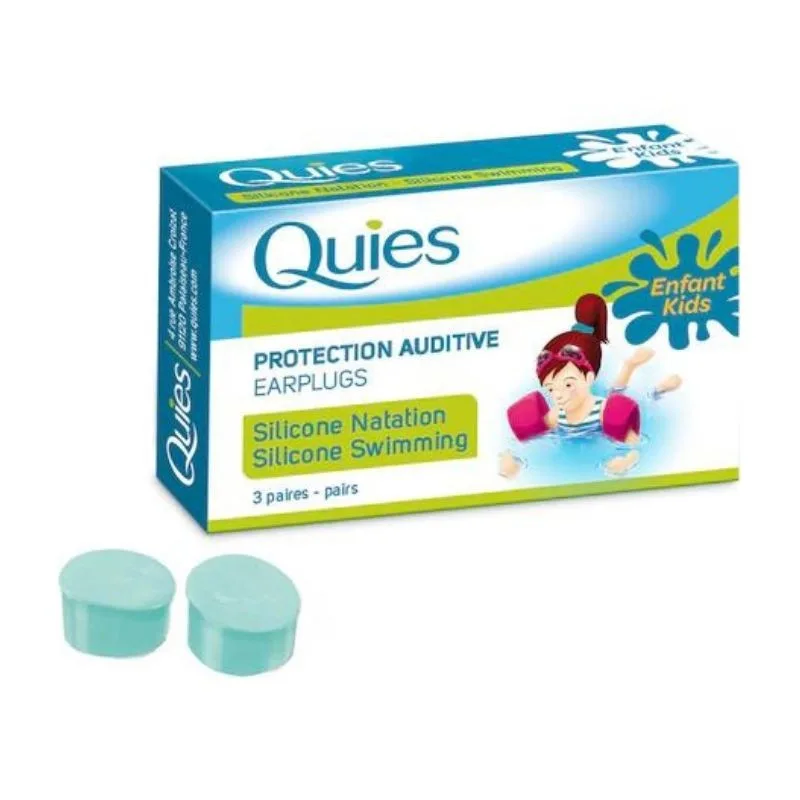 Quies Dopuri din silicon pentru inot – copii, 6 bucati — preț și oferte