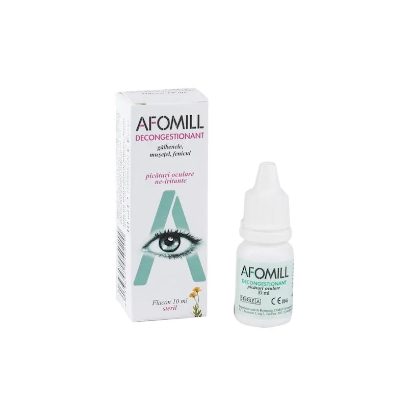 Picaturi oculare decongestionante, Afomill | 10 ml AF UNITED S.p.A. — preț și oferte