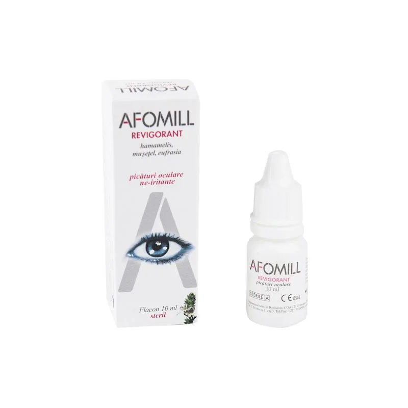 Picaturi oculare revigorante, Afomill | 10 ml AF UNITED S.p.A. — preț și oferte