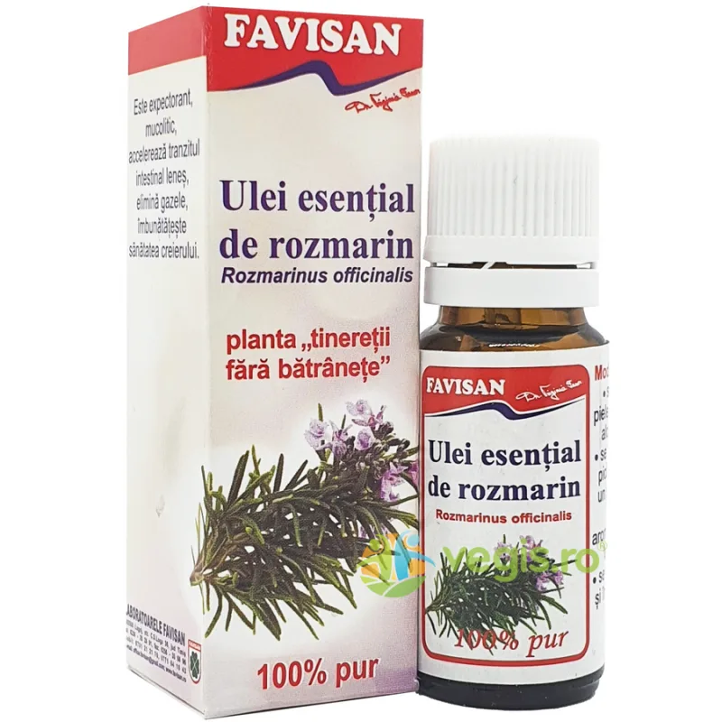 Ulei Esential de Rozmarin 10ml Favisan — preț și oferte
