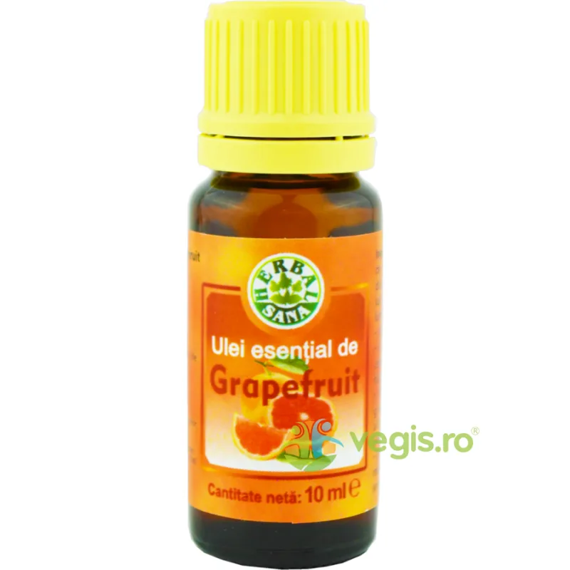 Ulei Esential de Grapefruit 10ml Herbavit — preț și oferte