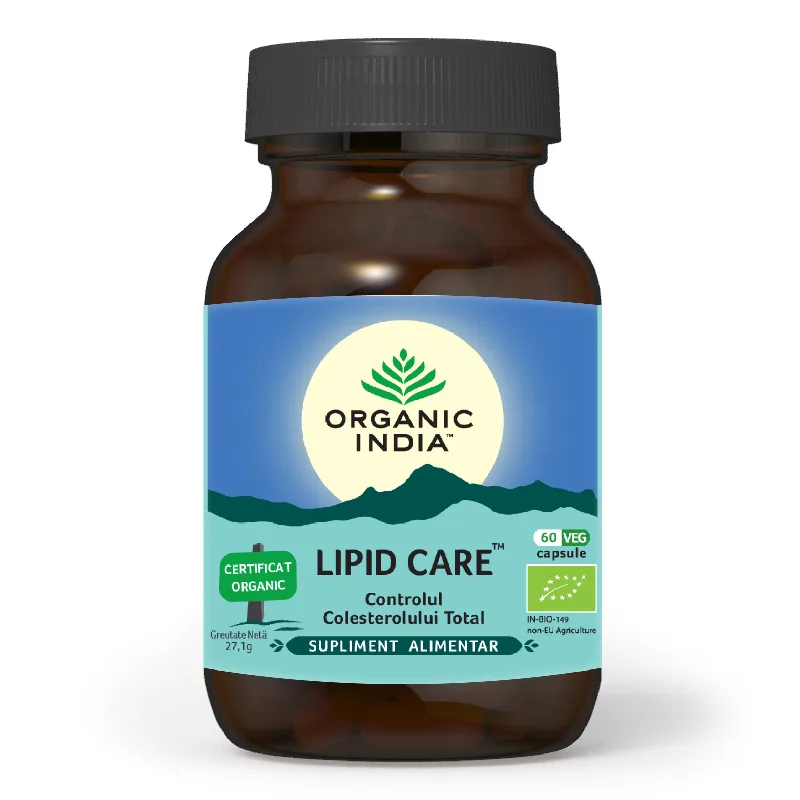 Lipid Care, 60 capsule, Organic India — preț și oferte
