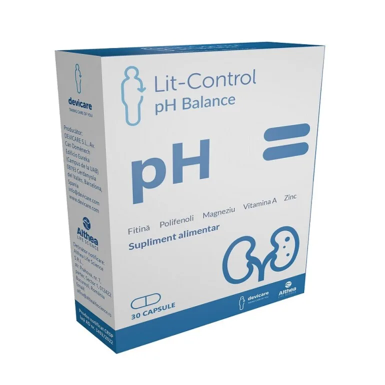 Lit Control PH Balance, Althea Life Science | 30 capsule — preț și oferte