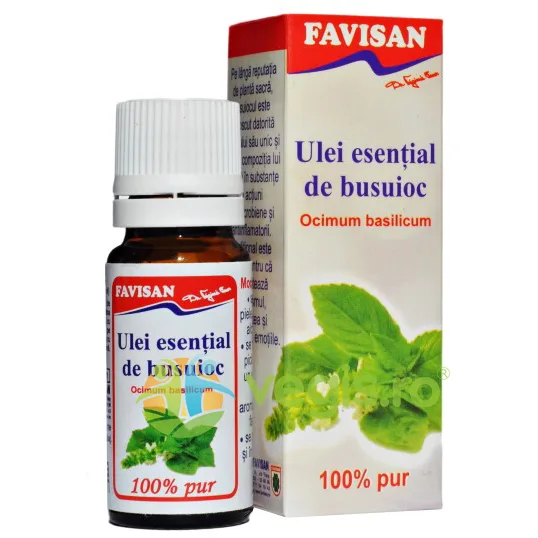 Ulei Esential de Busuioc 10ml Favisan — preț și oferte