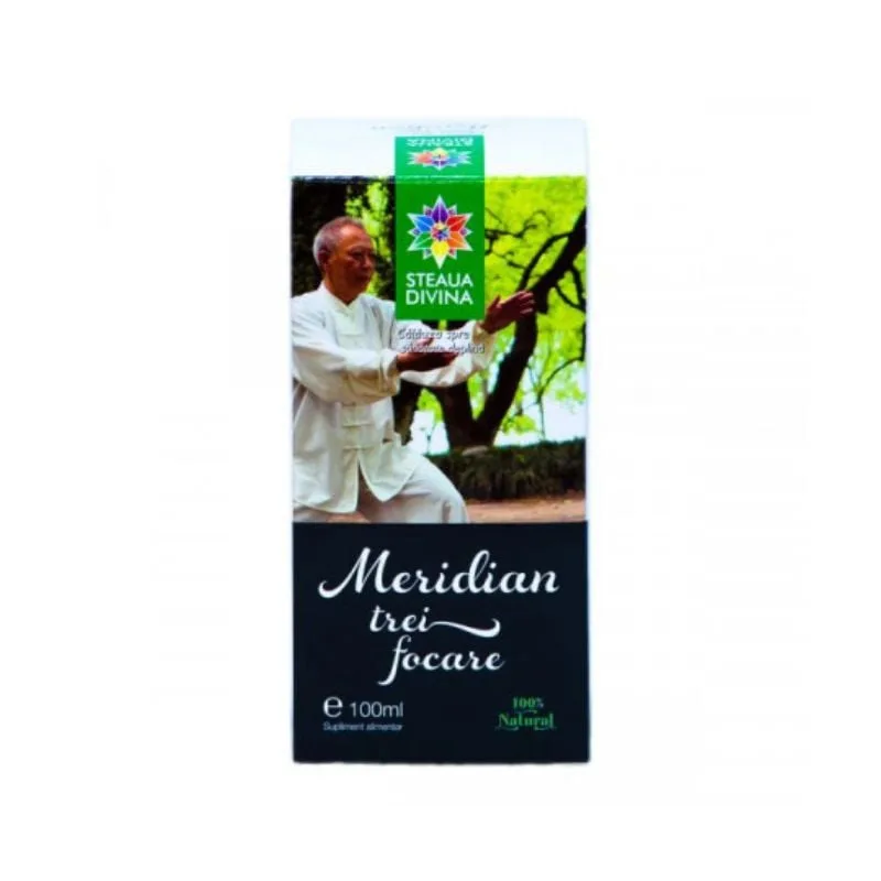 Tinctura Meridian trei focare, 100 ml, Steaua Divina — preț și oferte