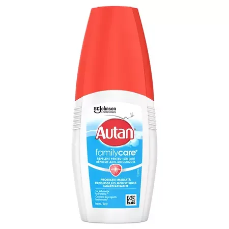 Lotiune spray impotriva tantarilor Family Care, Autan | 100 ml Johnson's — preț și oferte