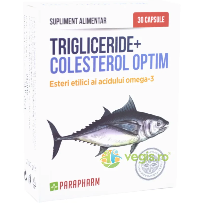 Trigliceride + Colesterol Optim 30cps Quantum Parapharm — preț și oferte