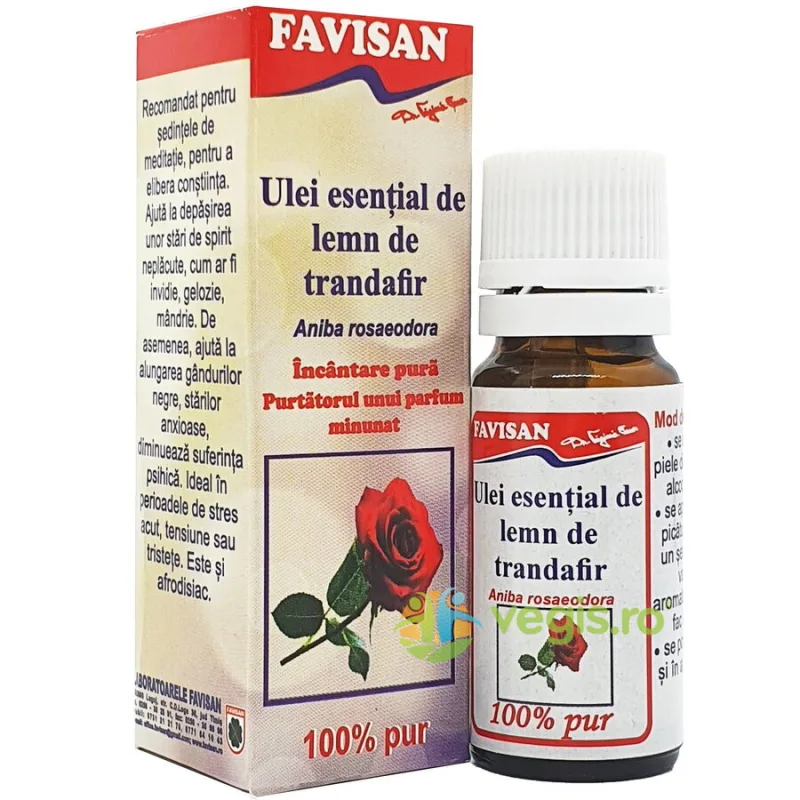Ulei Esential de Lemn de Trandafir 10ml Favisan — preț și oferte