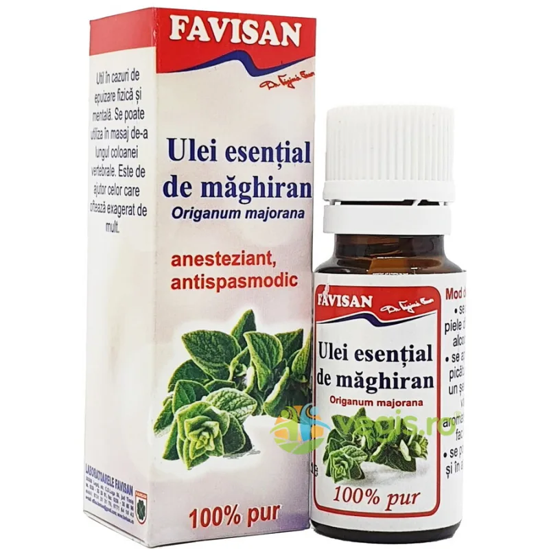 Ulei Esential de Maghiran 10ml Favisan — preț și oferte