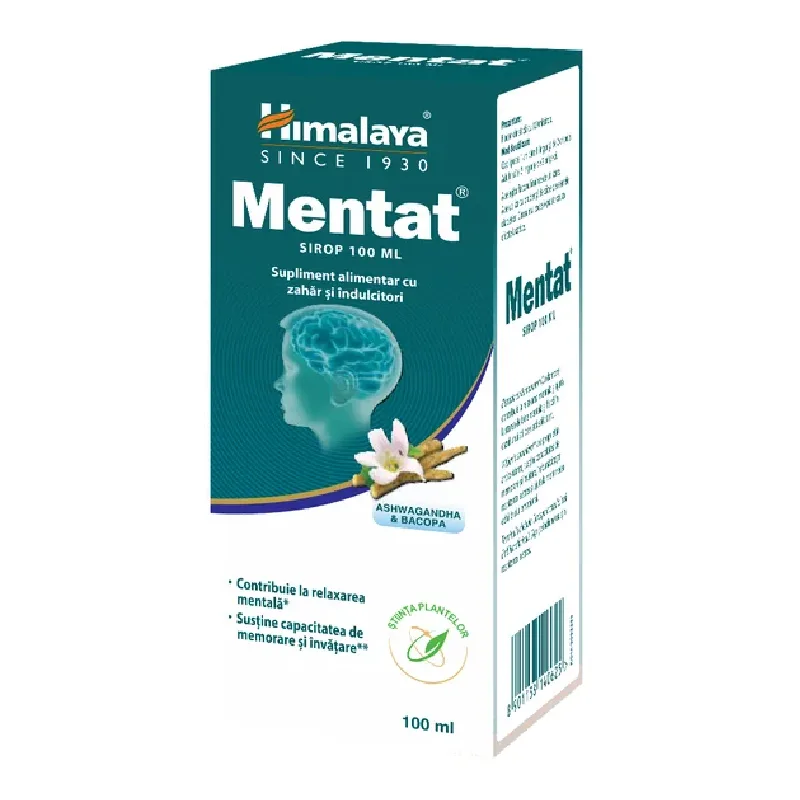 Mentat sirop, 100 ml, Himalaya — preț și oferte