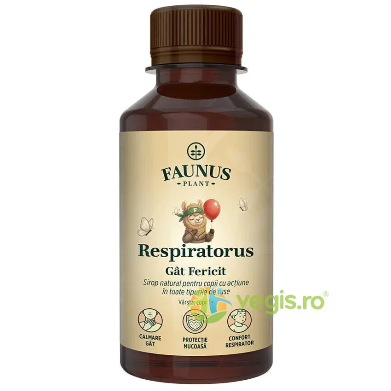 Sirop Respiratorus pentru Copii 200ml FAUNUS PLANT — preț și oferte