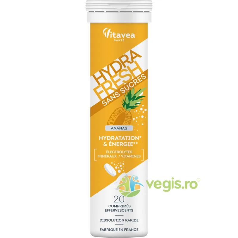 Electroliti cu Aroma de Ananas HydraFresh 20tb efervescente VITAVEA — preț și oferte