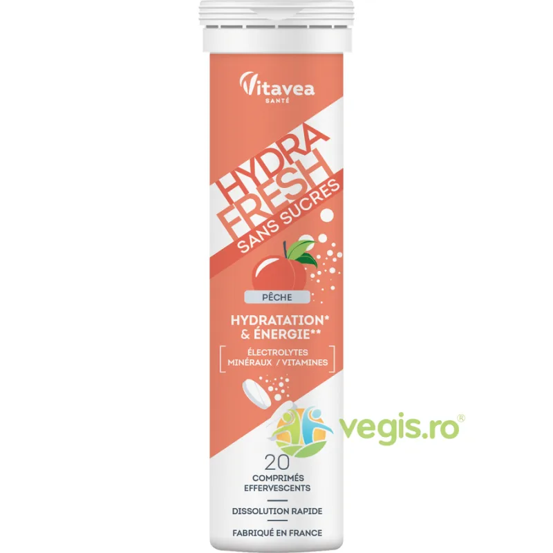 Electroliti cu Aroma de Piersica HydraFresh 20tb efervescente VITAVEA — preț și oferte