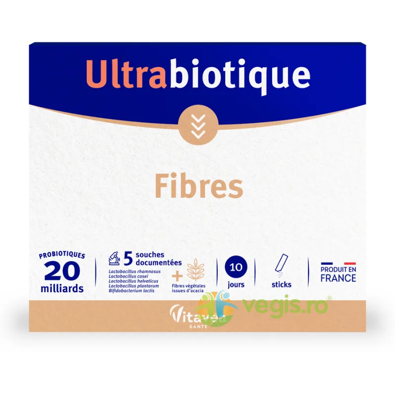 Probiotic si Prebiotic Fibres 10 stickuri ULTRABIOTIQUE — preț și oferte