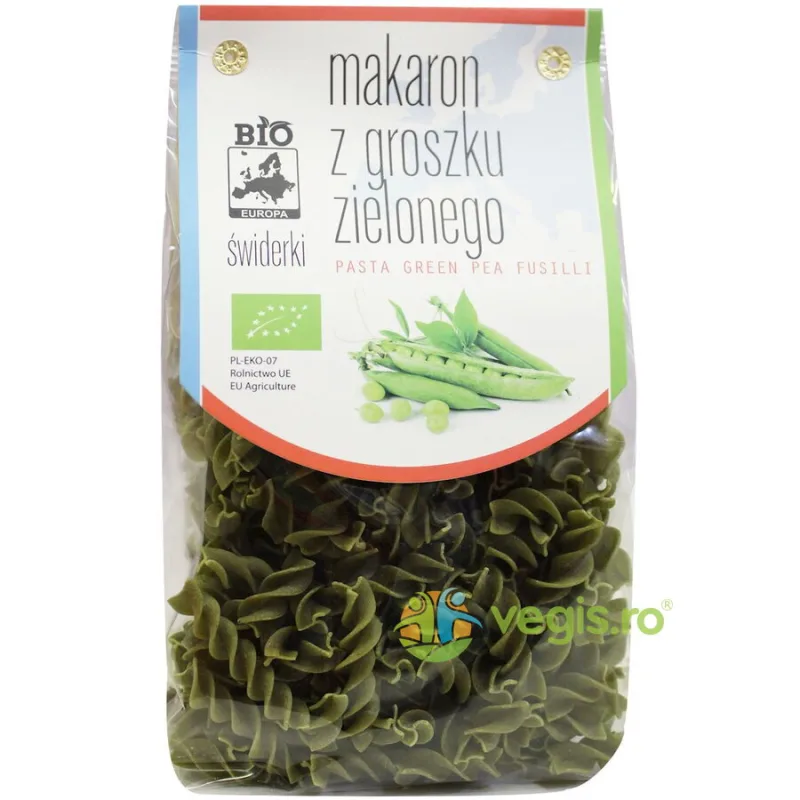Paste (Fusilli) din Mazare Verde Ecologice/Bio 250g Bio Planet — preț și oferte