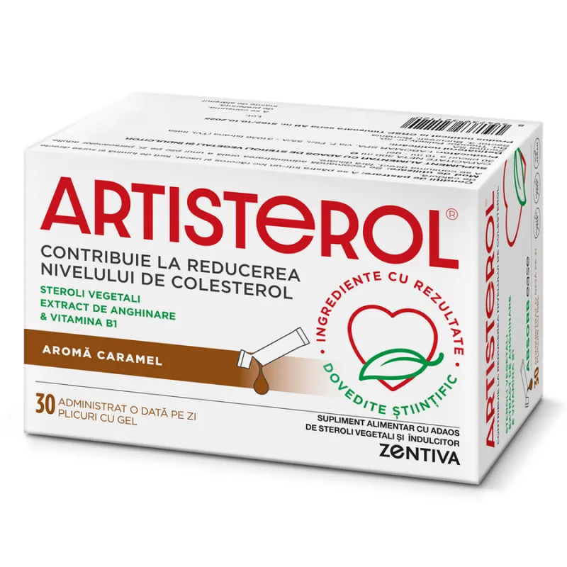 Artisterol aroma caramel, Zentiva | 30 plicuri cu gel — preț și oferte