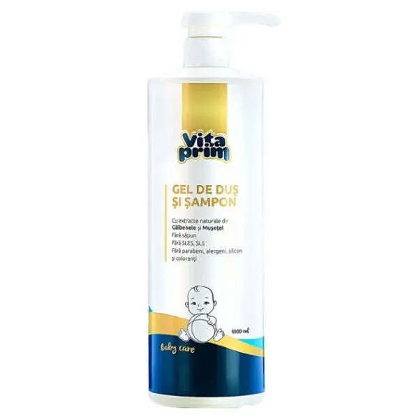 Sampon-gel de dus pentru bebelusi, Vitaprim | 1 l PRODIS — preț și oferte