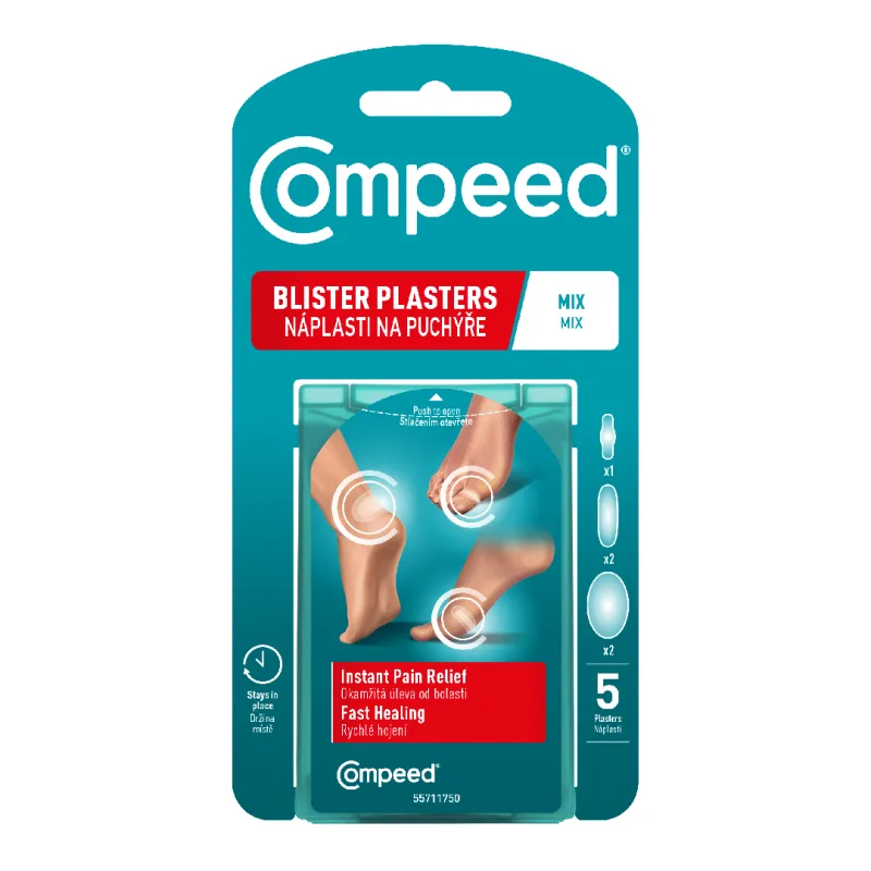 Plasturi mix pentru basici, 5 bucati, Compeed — preț și oferte