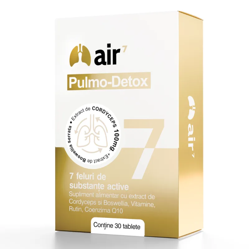 Air 7 Pulmo Detox, 30 capsule, Green Splid — preț și oferte