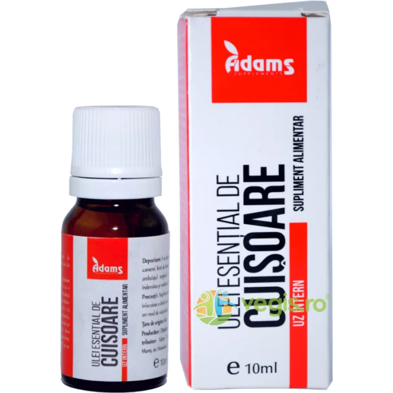 Ulei Esential de Cuisoare pentru Uz Intern 10ml ADAMS VISION — preț și oferte