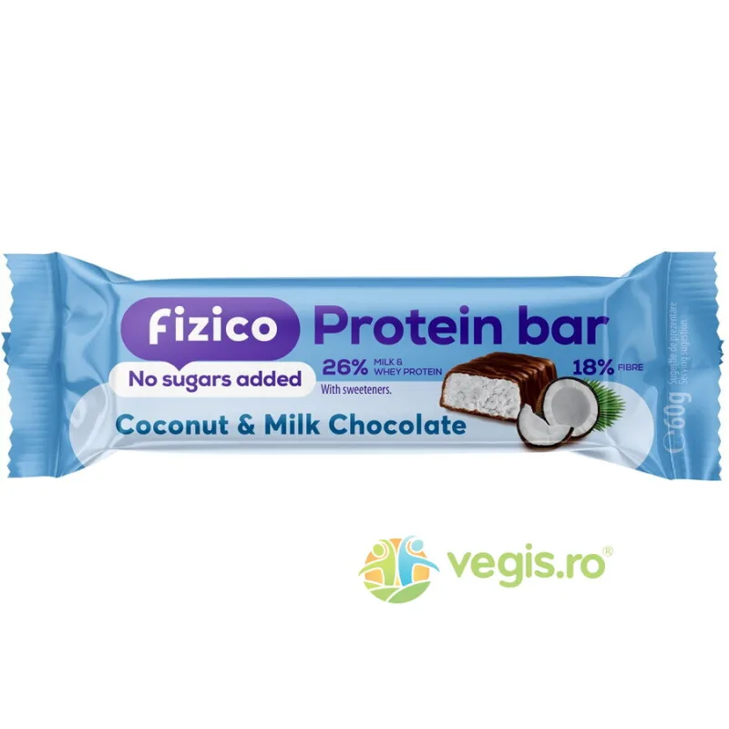 Baton Proteic cu Cocos Fizico The Right 60g Sly Nutritia — preț și oferte