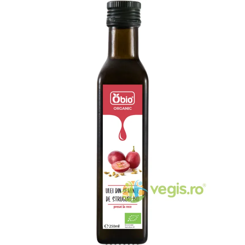 Ulei din Seminte de Struguri Ecologic/Bio 250ml OBio — preț și oferte